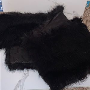 Womens Faux Fur Wrap